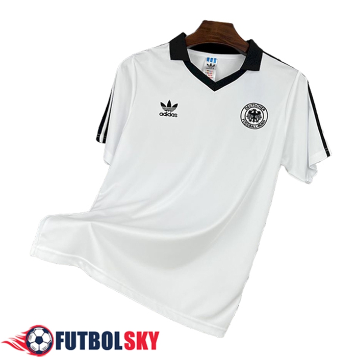 Maillot de Foot Allemagne Retro Domicile 1980