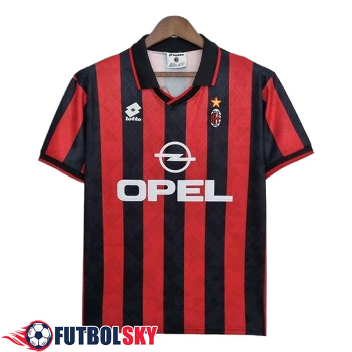 Maillot de Foot Milan AC Retro Domicile 1995/1996