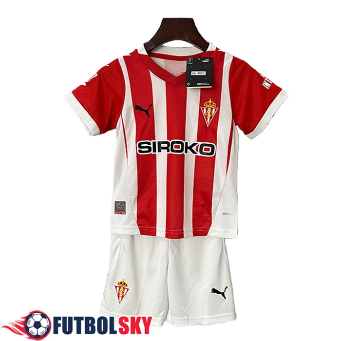 Maillot de Foot Enfant Sporting Gijon Domicile 2024/2025