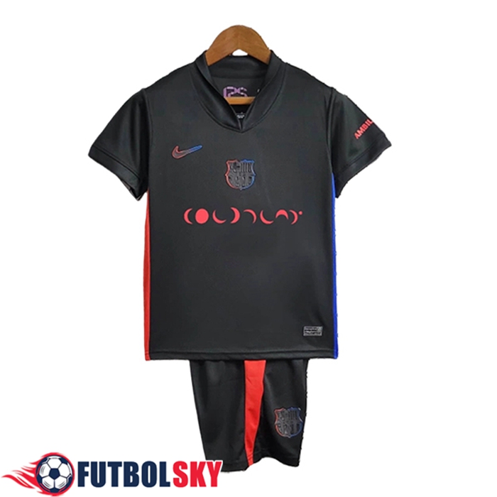 Maillot de Foot Barcelone Enfant x coldplay Exterieur 2024/2025