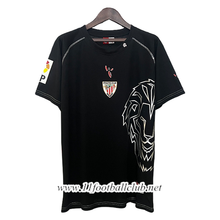 Maillot de Foot Athletic Bilbao Retro Noir 2005/2008