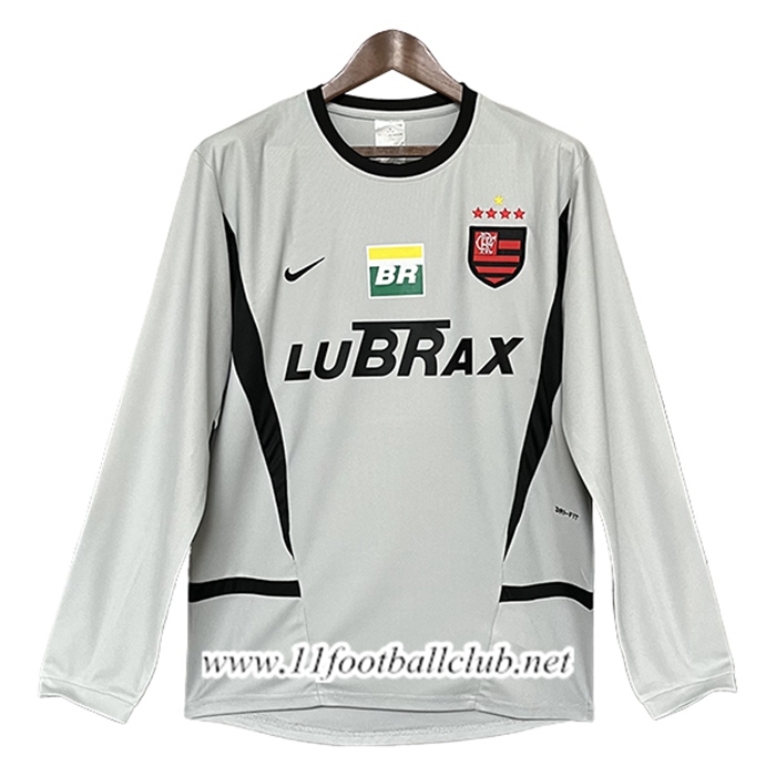 Maillot de Foot Flamengo Retro Gardien De But Manches Longues 2002/2003