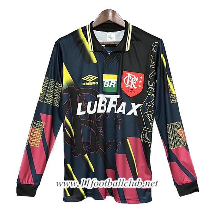 Maillot de Foot Flamengo Retro Gardien De But Manches Longues 1997