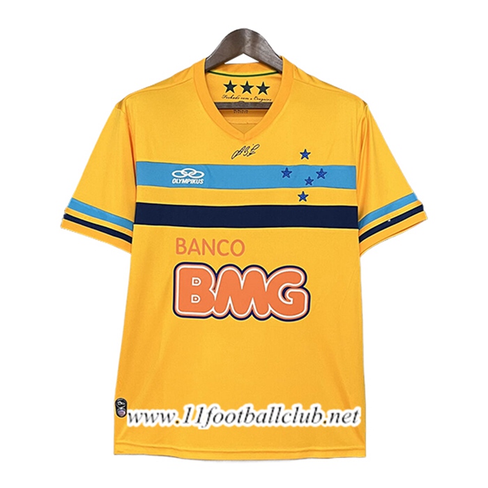 Maillot de Foot Cruzeiro Retro Gardien De But Orange 2014/2015