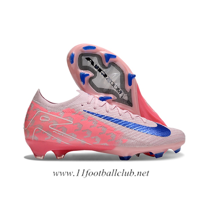 Nike Chaussures de Foot AIR Zoom Mercurial Vapor 16 Elite XXV FG Rose/Bleu