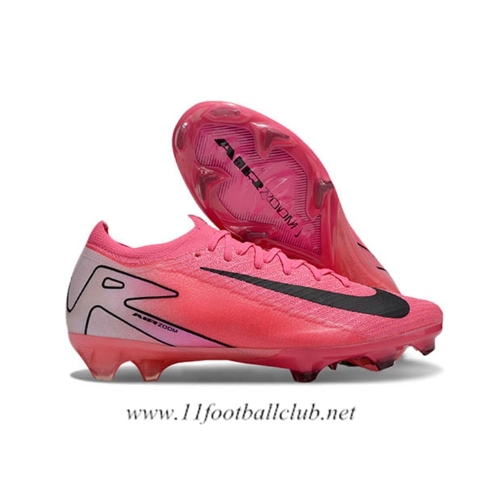 Nike Chaussures de Foot AIR Zoom Mercurial Vapor 16 Elite XXV FG Rose/Noir -02