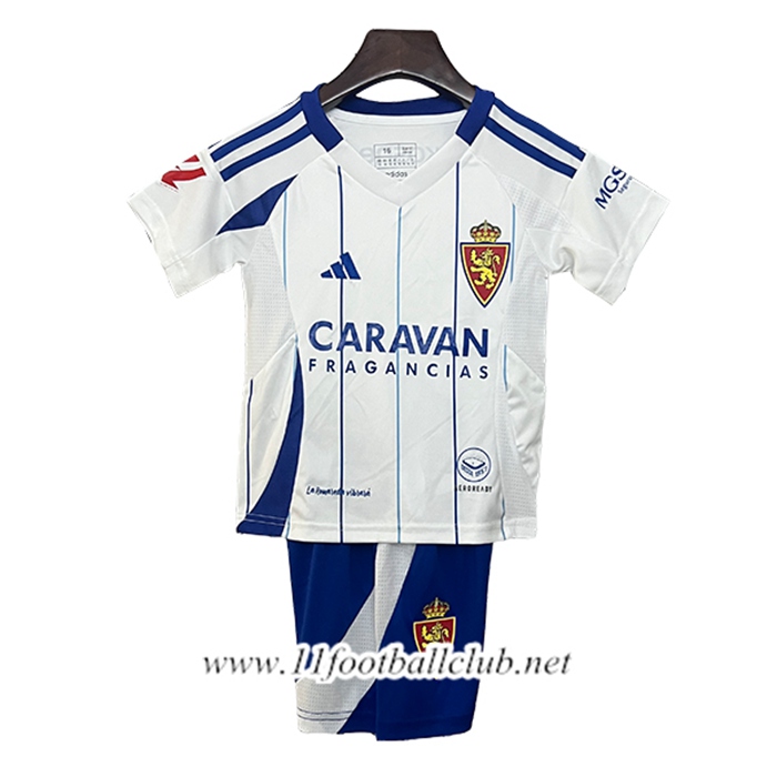 Maillot de Foot Real Zaragoza Enfant Domicile 2024/2025