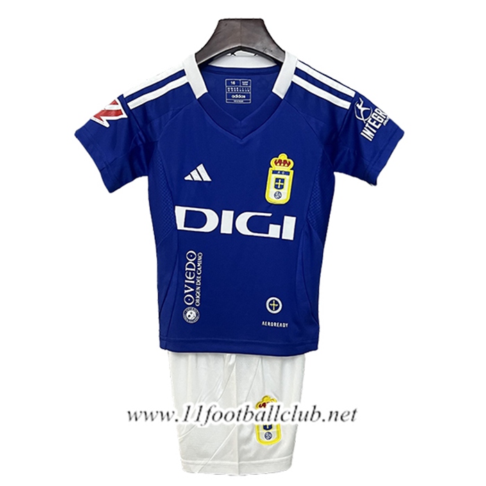 Maillot de Foot Real Oviedo Enfant Domicile 2024/2025