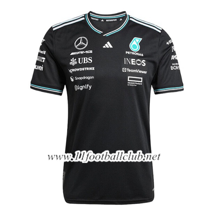 T-Shirt Mercedes Benz F1 Team Noir 2025