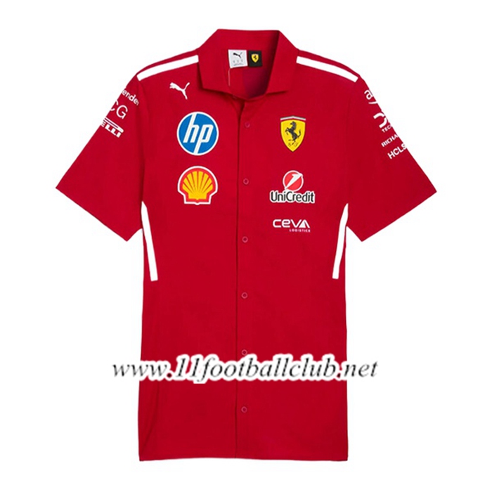 Polo Scuderia Ferrari F1 Team Rouge 2025 -02