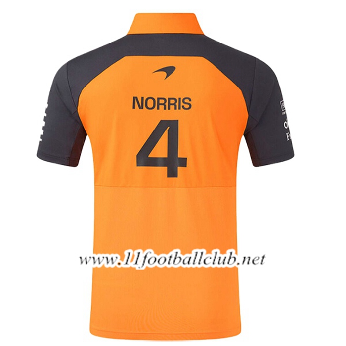 Polo McLaren (NORRIS #4) F1 Team Orange/Noir 2025