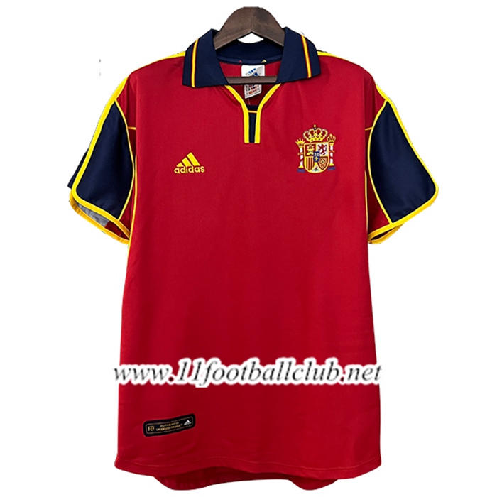 Maillot de Foot Espagne Retro Domicile 2000