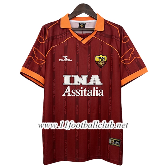 Maillot de Foot AS Rome Retro Domicile 1999/2000