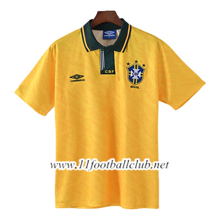 Maillot de Foot Bresil Retro Domicile 1991/1993