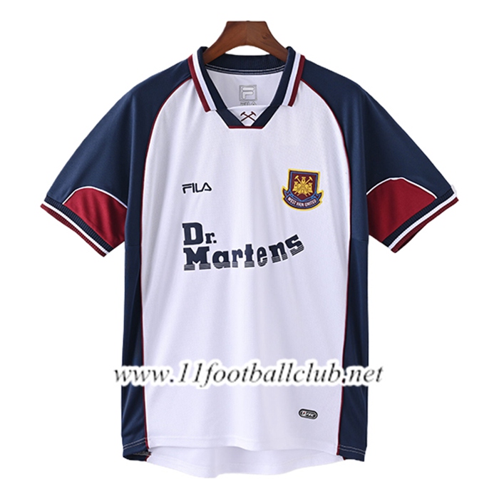 Maillot de Foot West Ham Retro Exterieur 1999/2001