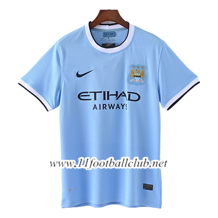 Maillot de Foot Manchester City Retro Domicile 2013/2014