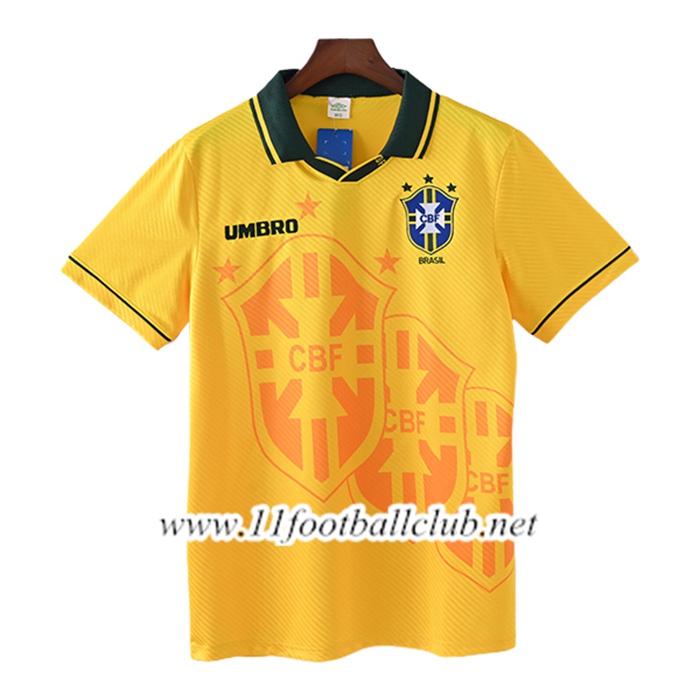 Maillot de Foot Bresil Retro Domicile 1994