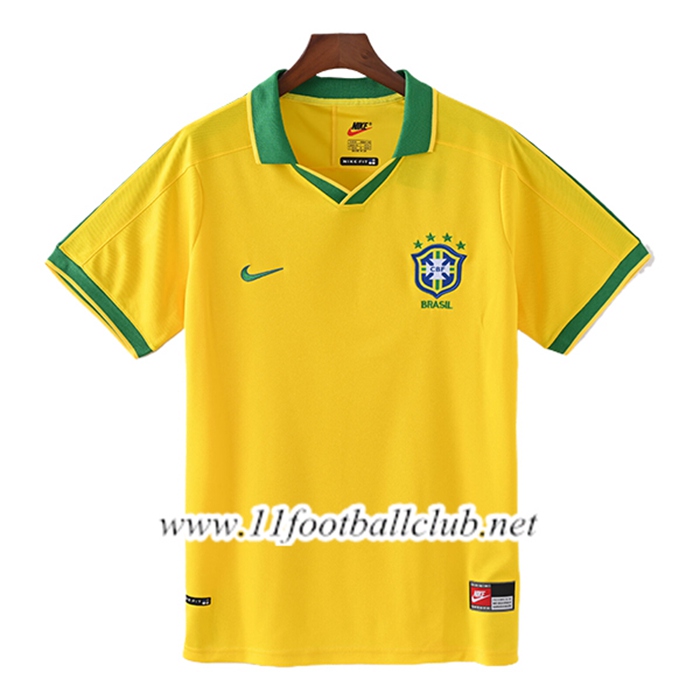 Maillot de Foot Bresil Retro Domicile 1997