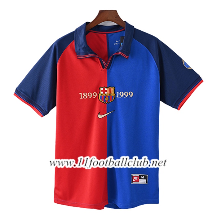 Maillot de Foot FC Barcelone Retro Domicile 1899/1999