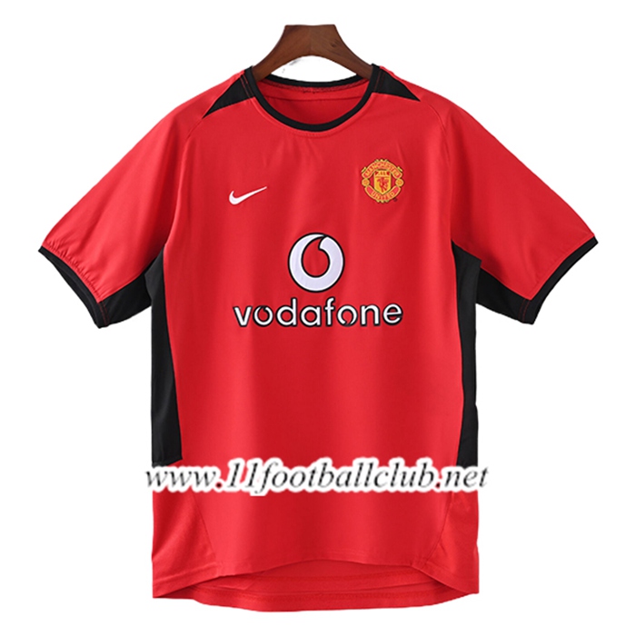 Maillot de Foot Manchester United Retro Domicile 2002/2003