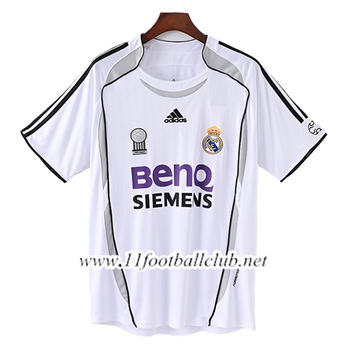 Maillot de Foot Real Madrid Retro Exterieur 2006/2007
