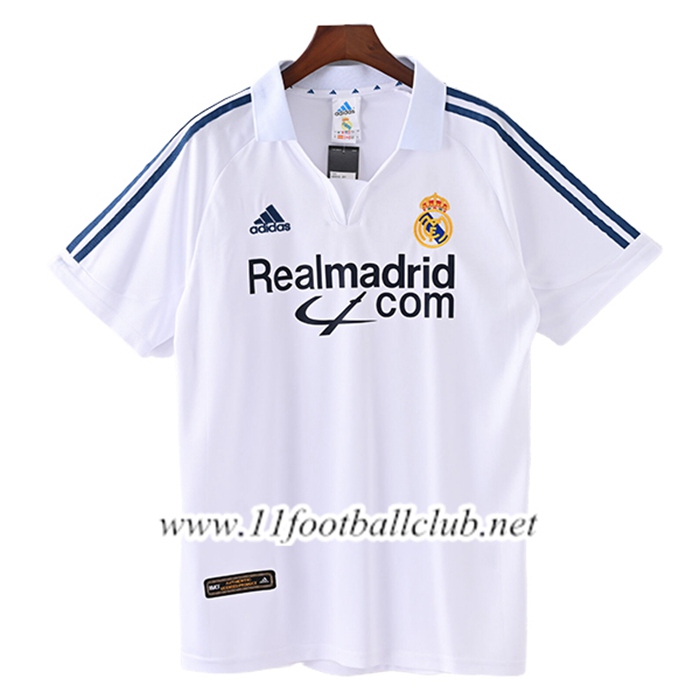Maillot de Foot Real Madrid Retro Domicile 2001/2002