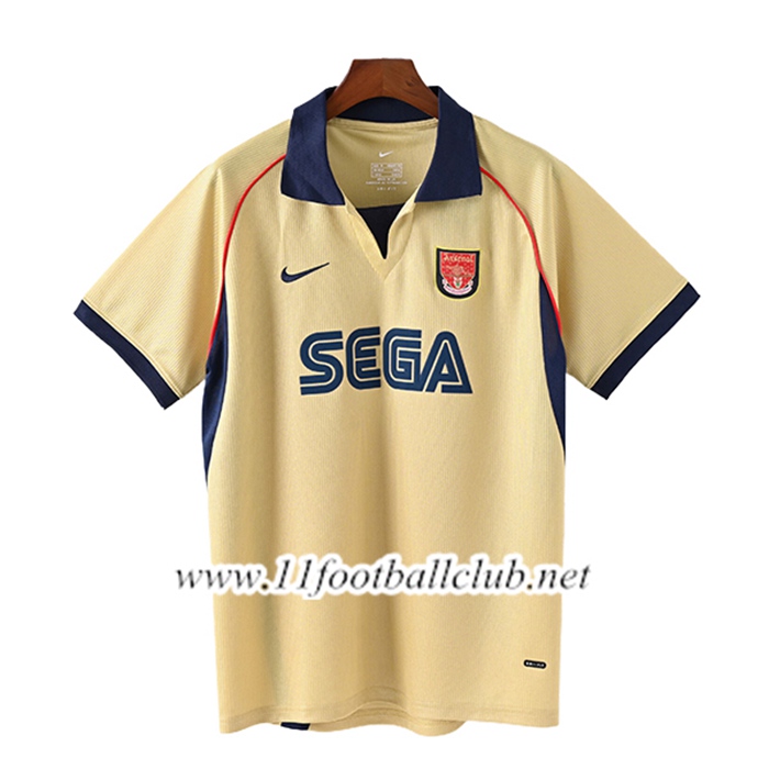 Maillot de Foot Arsenal Retro Exterieur 2001/2002
