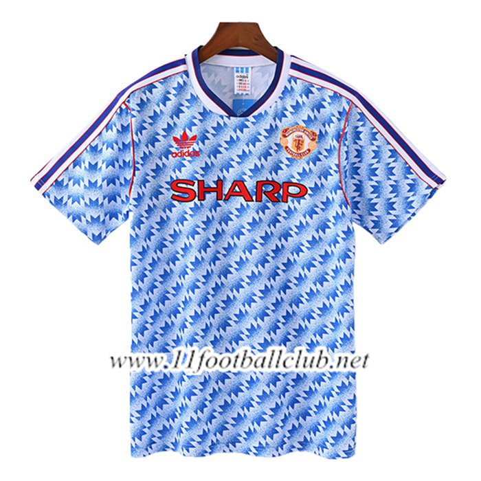 Maillot de Foot Manchester United Retro Exterieur 1990/1992