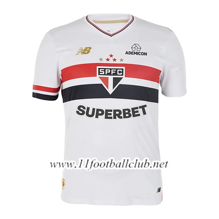 Nouveau Maillot de Foot Sao Paulo FC Domicile 2025/2026
