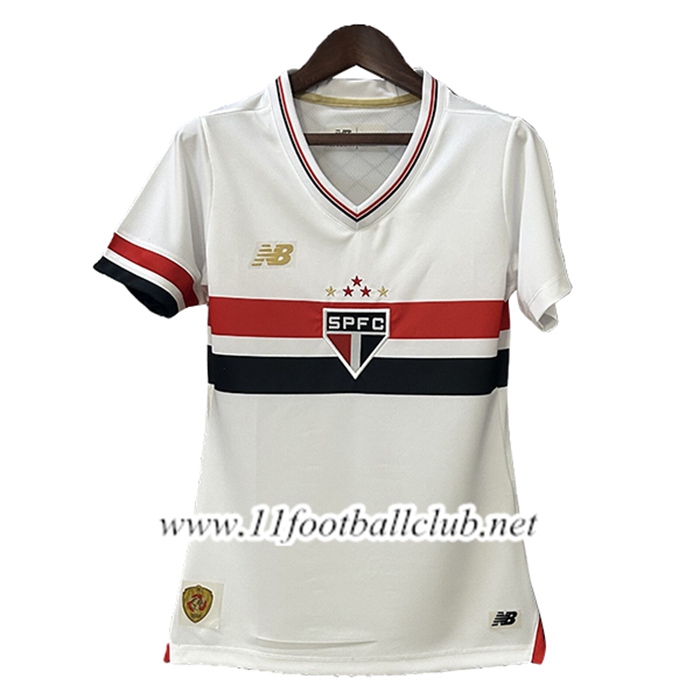 Nouveau Maillot de Foot Sao Paulo FC Femme Domicile 2025/2026