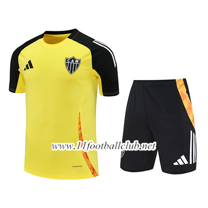 Ensemble Training T-Shirts Atletico Mineiro Jaune 2025/2026