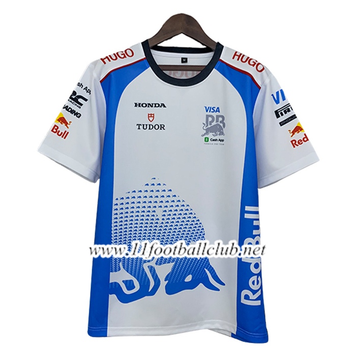T-Shirt RedBull Racing F1 Team Blanc/Bleu 2025