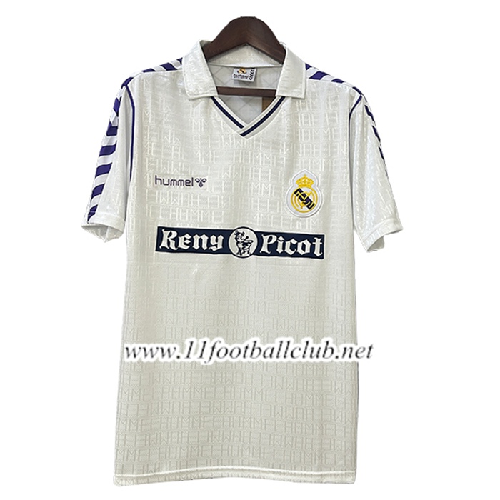 Maillot de Foot Real Madrid Retro Domicile 1989/1990