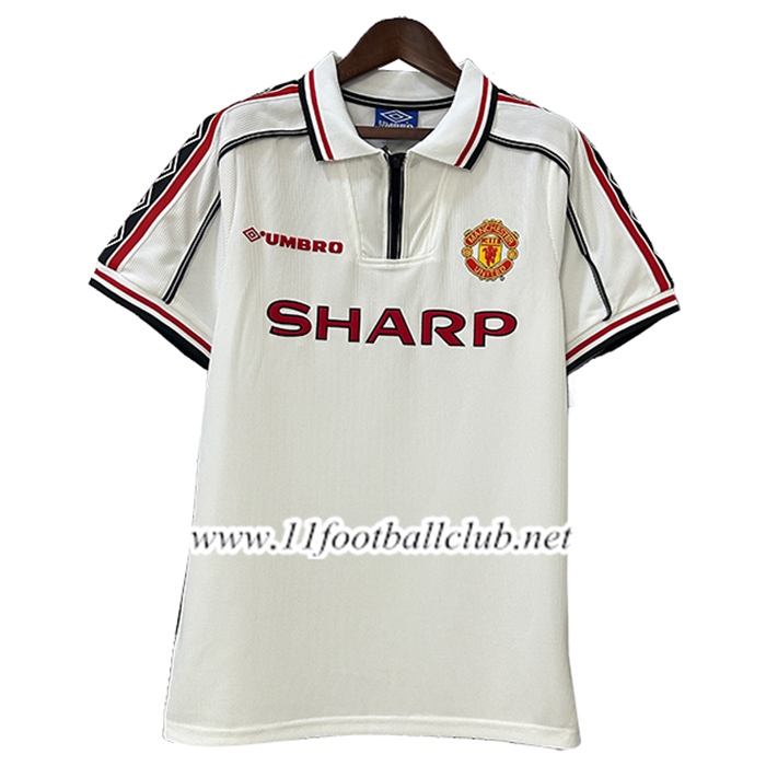 Maillot de Foot Manchester United Retro Commemorative Edition 1998/1999