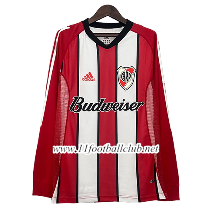 Maillot de Foot River Plate Retro Manches Longues Exterieur 2003/2004