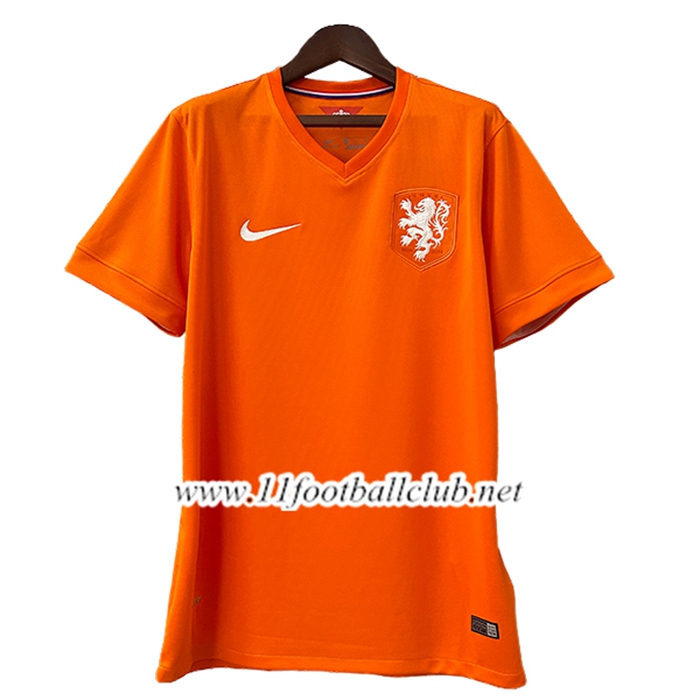 Maillot de Foot Pays-Bas Retro Domicile 2014