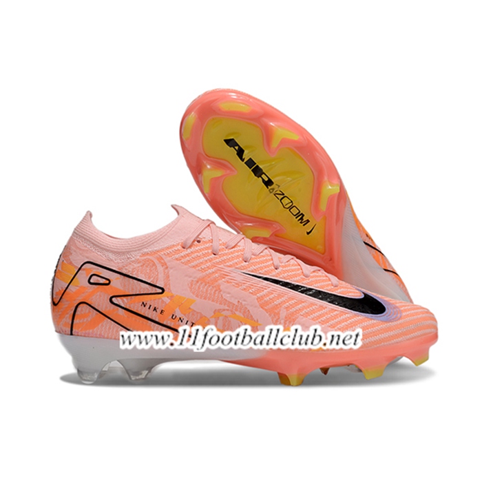 Nike Chaussures de Foot AIR Zoom Mercurial Vapor 16 Elite XXV FG Orange/Noir -02