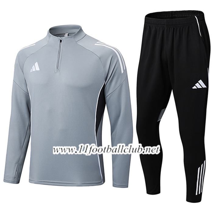 Ensemble Survetement de Foot Adidas Gris 2025/2026