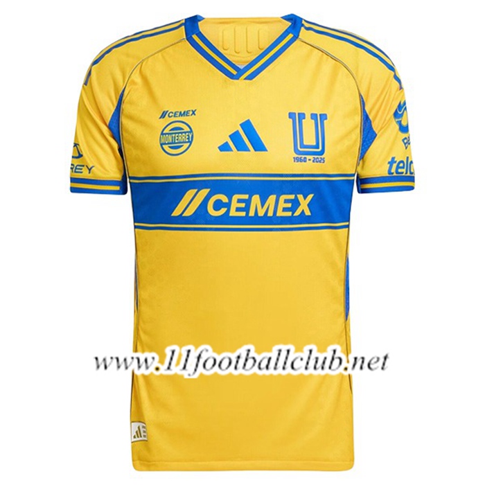 Nouveau Maillot de Foot Tigres UANL Domicile 2025/2026