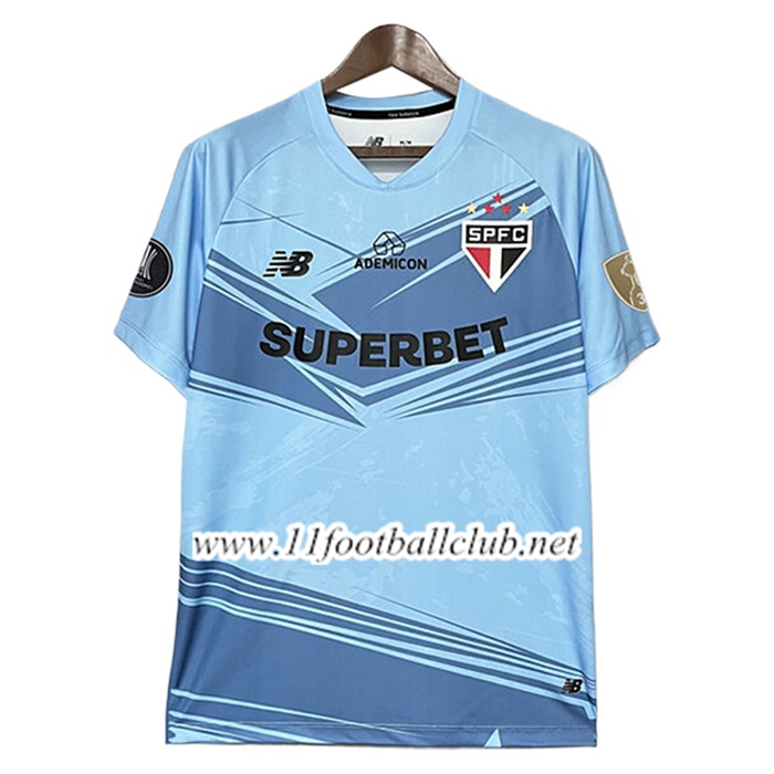 Nouveau Maillot de Foot Sao Paulo Gardien De But Bleu 2025/2026