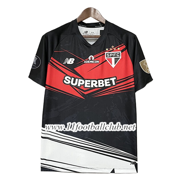 Nouveau Maillot de Foot Sao Paulo Gardien De But Rouge/Noir 2025/2026