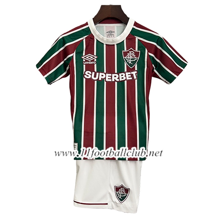 Nouveau Maillot de Foot Fluminense Enfant Domicile 2025/2026