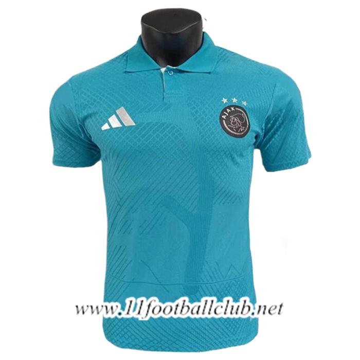 Polo Foot Ajax Bleu 2025/2026