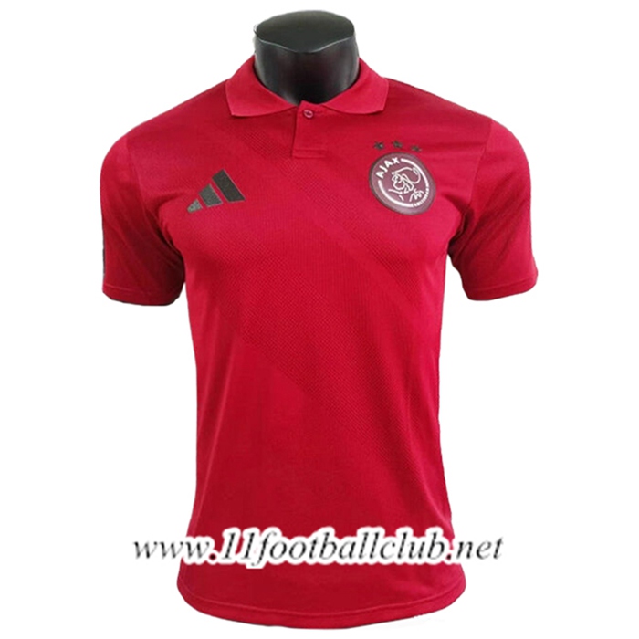 Polo Foot Ajax Rouge 2025/2026