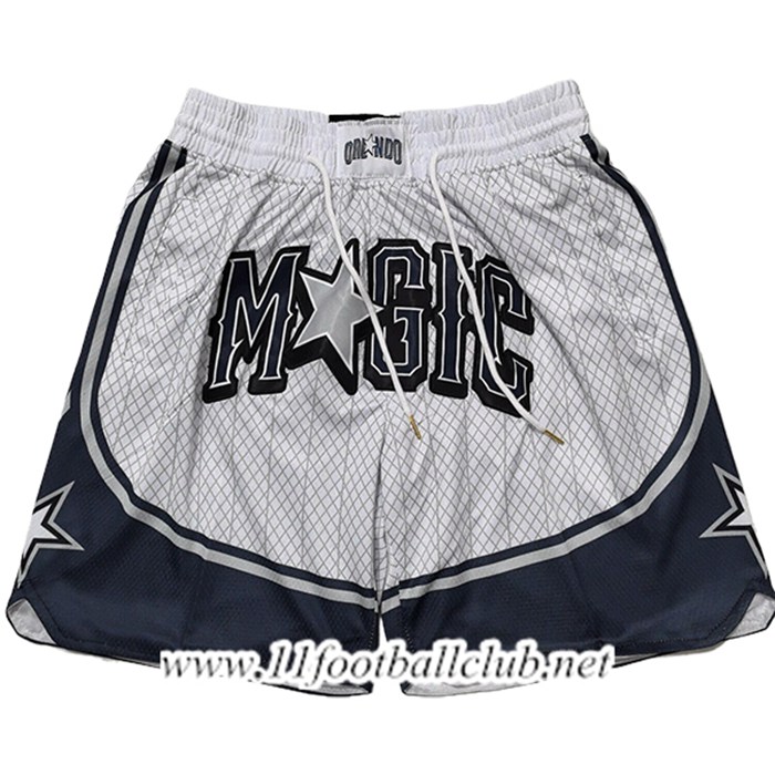 Shorts NBA Orlando Magic 2025/26 Blanc/Noir