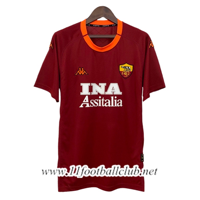 Maillot de Foot AS Rome Retro Domicile 2000/2001