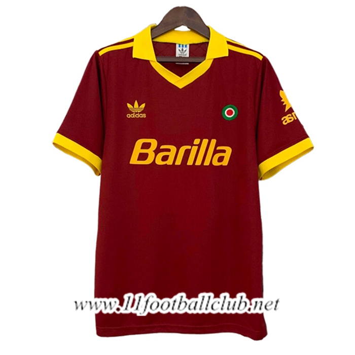 Maillot de Foot AS Rome Retro Domicile 1991/1992