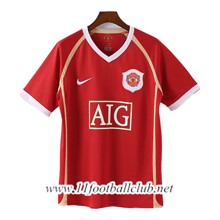Maillot de Foot Manchester United Retro Domicile 2006/2007