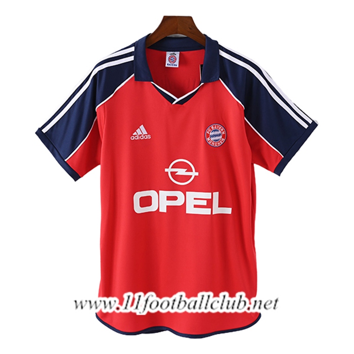 Maillot de Foot Bayern Munich Retro Domicile 2000/2001