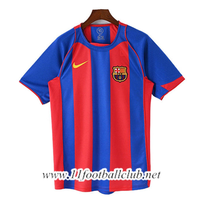 Maillot de Foot FC Barcelone Retro Domicile 2004/2005